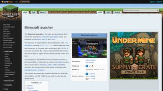 
                            9. Minecraft launcher – Official Minecraft Wiki
