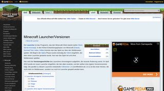 
                            12. Minecraft Launcher/Versionen – Das offizielle Minecraft Wiki