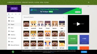 
                            13. Minecraft players online, search by name or UUID