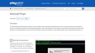 
                            7. Minecraft Plugin - Playwire Support Playwire Support