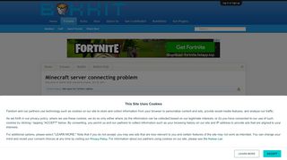 
                            5. Minecraft server connecting problem | Bukkit Forums