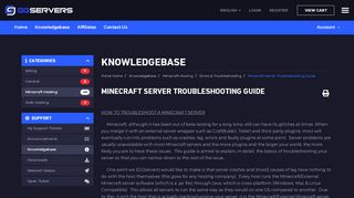 
                            9. Minecraft Server Troubleshooting Guide - Knowledgebase ...