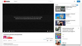
                            10. minecraft username and password - YouTube