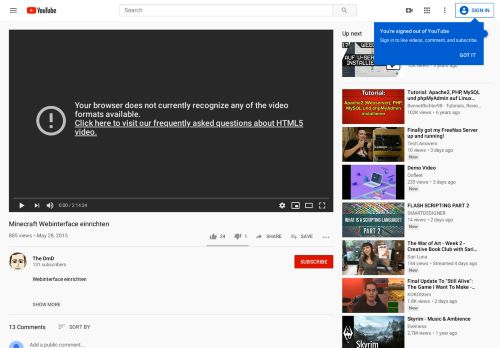 
                            11. Minecraft Webinterface einrichten - YouTube