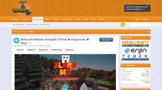 
                            1. Minecraft Website Template / Portal Responsive Easy | SpigotMC ...
