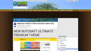 
                            9. MINECRAFT WEBSITE TEMPLATES [FREE TEMPLATES] - Planet Minecraft