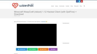 
                            12. Minecraft WeepCraft 1.12 Hack (OptiFine) + Download - WiZARDHAX ...
