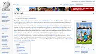 
                            9. Minecraft - Wikipedia