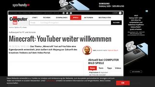 
                            8. Minecraft: YouTuber weiter willkommen - COMPUTER BILD SPIELE