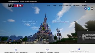 
                            8. MineDisney – Toute la magie de Disneyland Paris sur Minecraft !