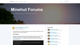 
                            3. Minehut Forums