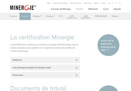 
                            1. Minergie - MINERGIE Schweiz