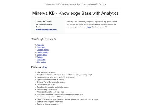 
                            11. Minerva KB - Knowledge Base for WordPress with Analytics - Ruled.Me