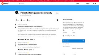 
                            7. MineshafterSquared - Reddit