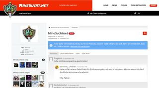 
                            2. MineSuchtnet - Mitglieder - MineSucht.net Servernetzwerk