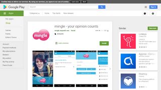 
                            7. mingle, Ihre Meinung zählt – Apps bei Google Play