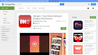 
                            9. Mingle2 - Free Online Dating & Singles Chat Rooms - Apps on Google ...