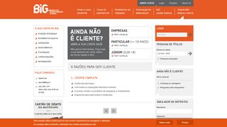 
                            3. Minha Conta | BiG - Banco de Investimento Global