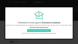 
                            6. Minha Conta – Brainstorm Cursos