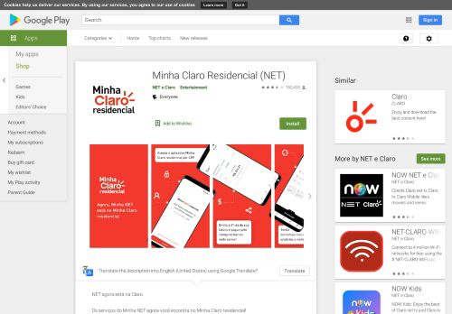 
                            12. Minha NET – Apps no Google Play