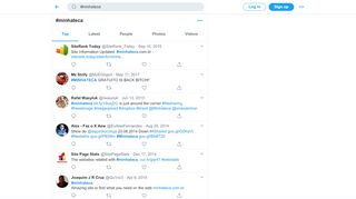 
                            12. #minhateca hashtag on Twitter