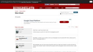 
                            2. Mini-Client discussion on Kongregate