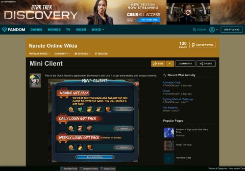 
                            12. Mini Client | Naruto Online Oasis Games Wikia | FANDOM powered ...