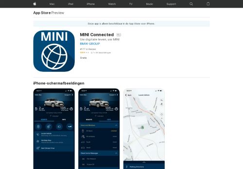 
                            10. MINI Connected in de App Store - iTunes - Apple