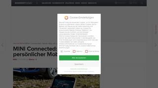 
                            6. MINI Connected: Neue App als persönlicher Mobilitäts-Assistent