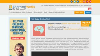 
                            10. Mini-Guide: Smiling Mind - LearningWorks for Kids