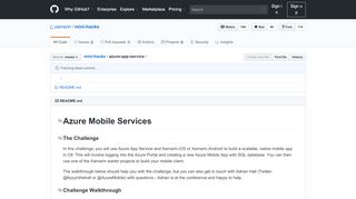 
                            13. mini-hacks/azure-app-service at master · xamarin/mini-hacks · GitHub