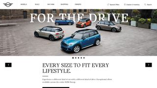 
                            5. MINI – Premium SAVs, 4 door, & 2 Door Cars - MINI USA