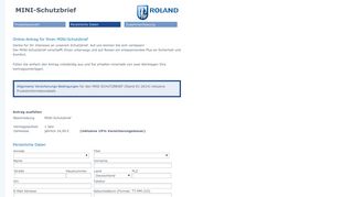 
                            10. MINI-Schutzbrief - ROLAND Assistance