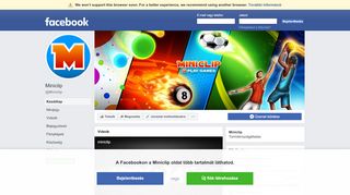 
                            5. Miniclip - Kezdőlap | Facebook