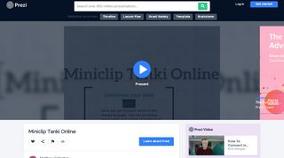 
                            9. Miniclip Tanki Online by Matthew Gallagher on Prezi