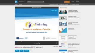 
                            10. Minicorso e twinning 2015 webinar 1 - SlideShare
