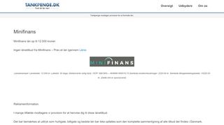 
                            12. Minifinans - Billige Nemme Lån fra 5.000 - 12.000 kr. - Lån penge