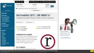 
                            13. Minijobs reddingtonservicesgmbh: IAA Frankfurt 2017 | WE WANT U ...