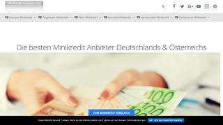 
                            12. Minikredit: Die BESTEN Minikredit Anbieter Deutschlands & Österreichs