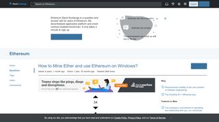 
                            4. mining - How to Mine Ether and use Ethereum on Windows? - Ethereum ...