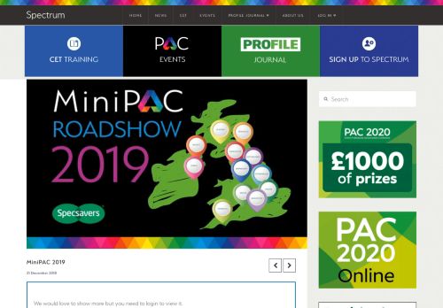 
                            11. MiniPAC 2019 - Specsavers – Spectrum