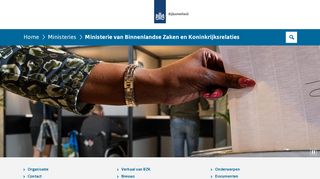 
                            4. Ministerie van Binnenlandse Zaken en Koninkrijksrelaties ...