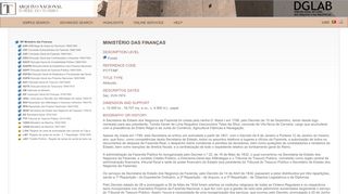 
                            13. Ministério das Finanças - Arquivo Nacional da Torre do Tombo - DigitArq