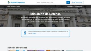 
                            11. Ministerio de Defensa | Argentina.gob.ar