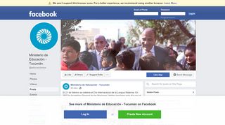 
                            9. Ministerio de Educación - Tucumán - Posts | Facebook