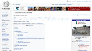
                            11. Ministero dell'interno - Wikipedia