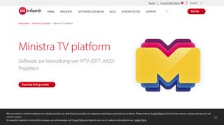
                            3. Ministra Multiscreen-TV-Plattform für IPTV|OTT|VoD-Anbieter ... - Infomir