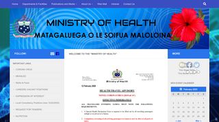 
                            9. Ministry of Health — Coming Soon
