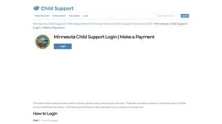 
                            7. Minnesota Child Support Login | Make a Payment | Child-Support.com