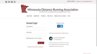 
                            3. Minnesota Distance Running Association | Member Login